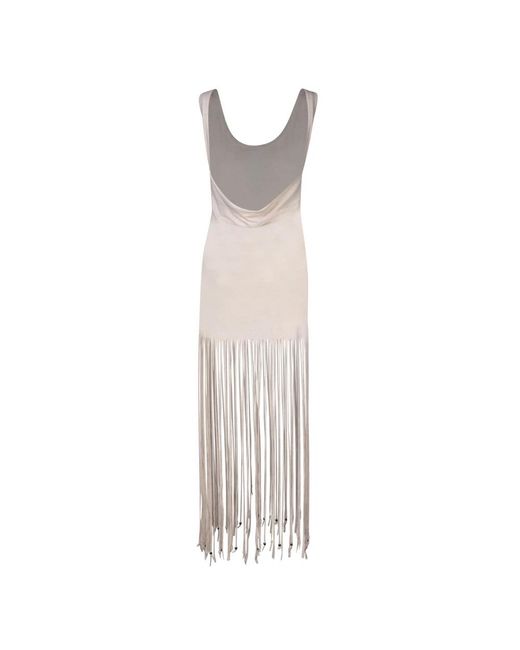 Alanui Kleedjes ,Katoen Maxi Dress in het White