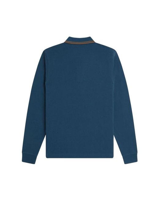 Fred Perry Blue Polo Shirts for men