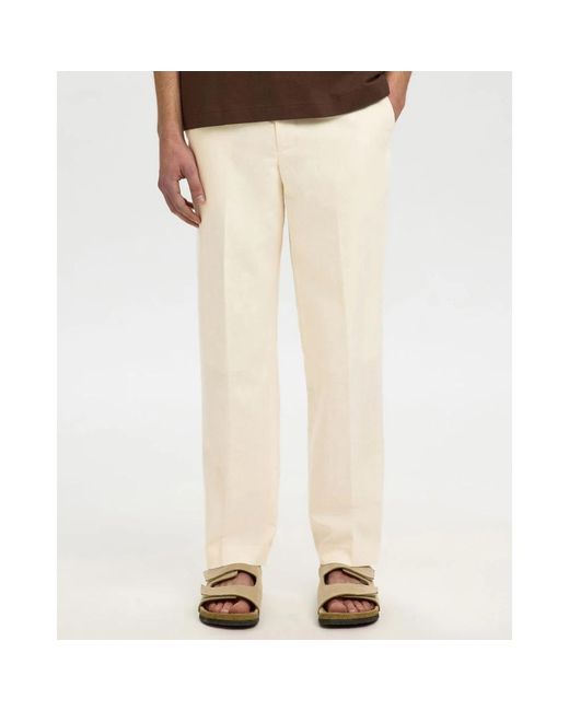 Chinos SELECTED pour homme en coloris Natural
