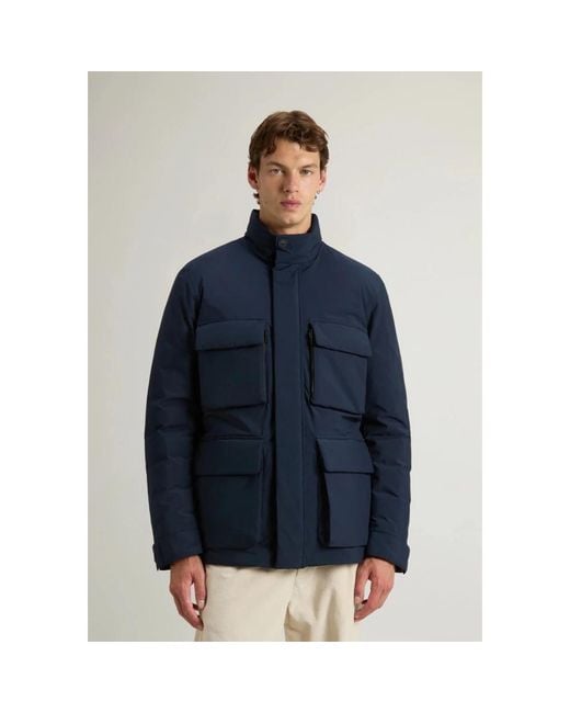 Winter Jackets Woolrich de hombre de color Blue