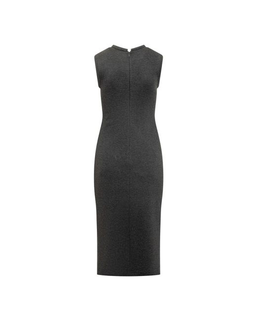 Midi Dresses P.A.R.O.S.H. de color Black