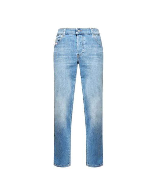 DIESEL Blue Slim-Fit Jeans for men