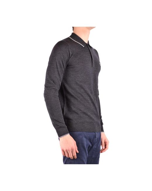 Fred Perry Tops ,Grijs ,Klassieke Polo Shirts Voor Mannen in het Blue voor heren