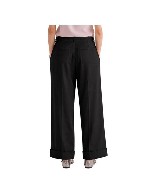 MEIMEIJ Black Wide Trousers