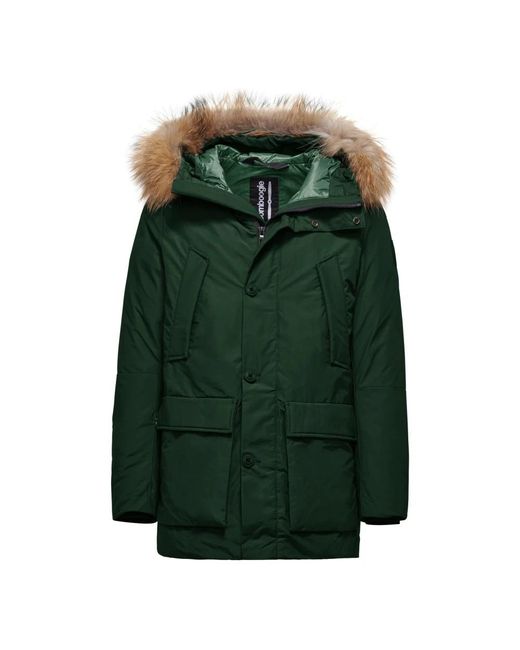 Bomboogie Green Parkas for men