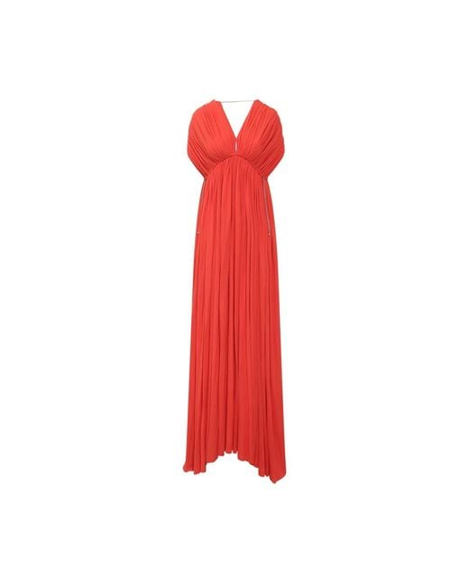 Maxi Dresses Lanvin en coloris Red