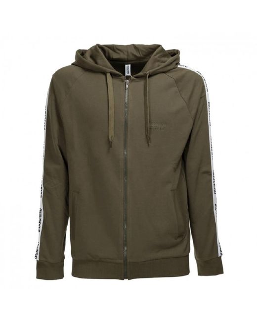 Moschino Green Zip-Throughs for men