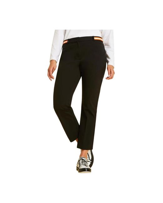 Marina Rinaldi Black Cropped Trousers