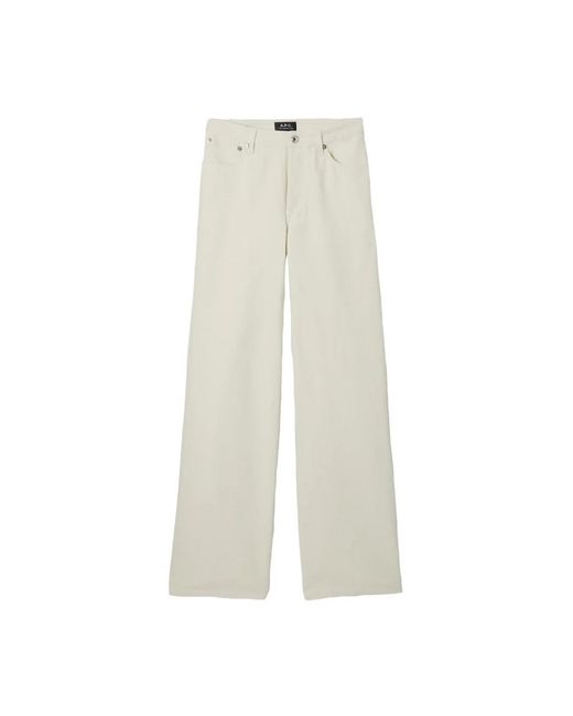 A.P.C. Natural Wide Trousers