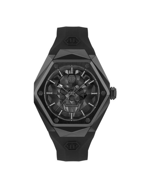 Philipp Plein Black Kull Watch for men