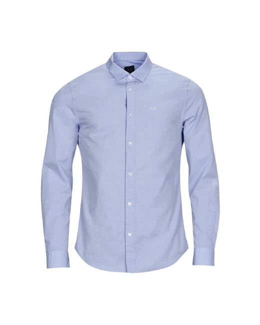 ARMANI EXCHANGE Blue Formal Shirts for men