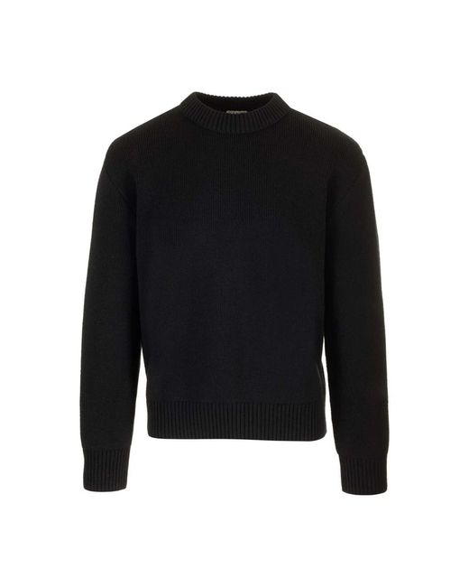 Bottega Veneta Black Round-Neck Knitwear for men