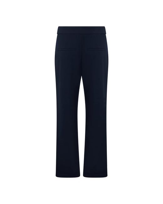 Veronica Beard Blue Wide Trousers