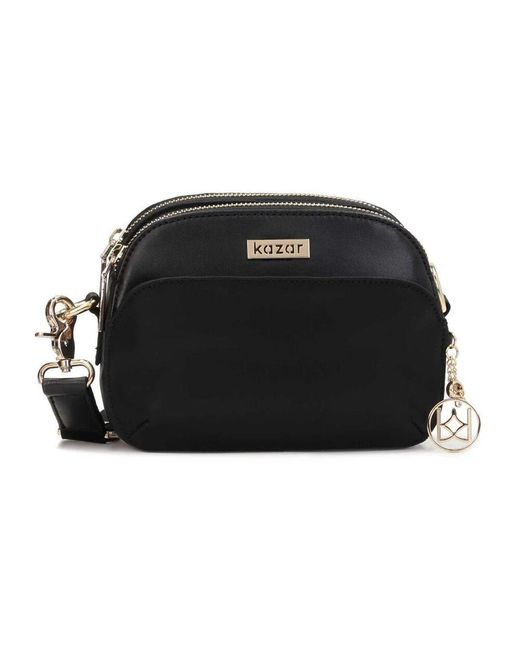 Kazar Black Damen Schwarze Umhängetasche