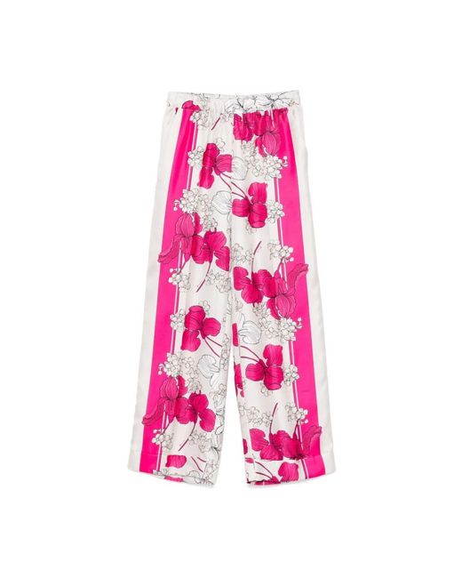 P.A.R.O.S.H. Pink Wide Trousers
