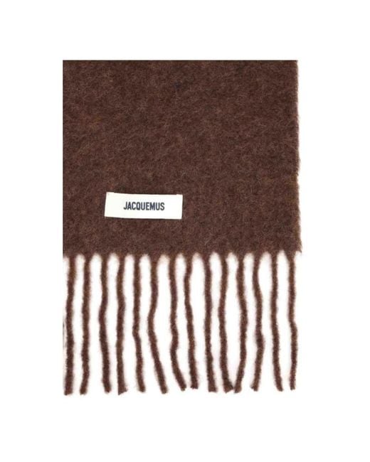 Jacquemus Brown Winter Scarves