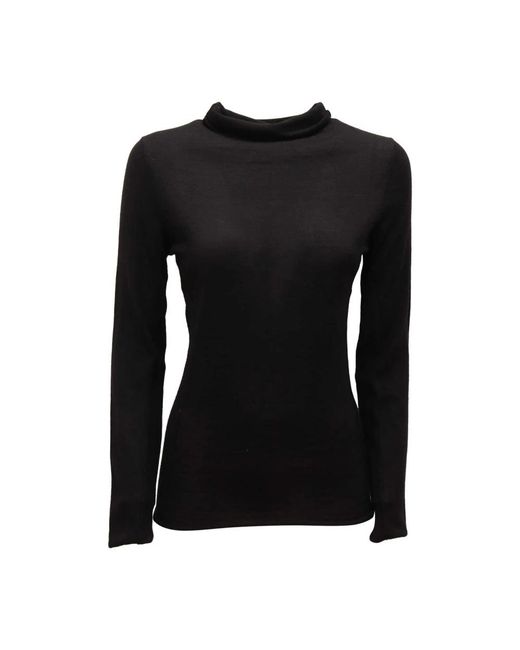 Pinko Black Round-Neck Knitwear