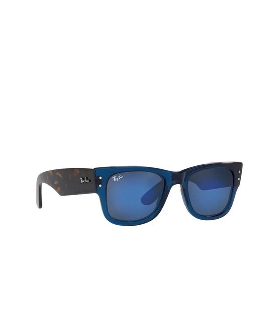 Ray-Ban Stijlvolle Zonnebril Mod. 0840S 6638O4 in het Blue