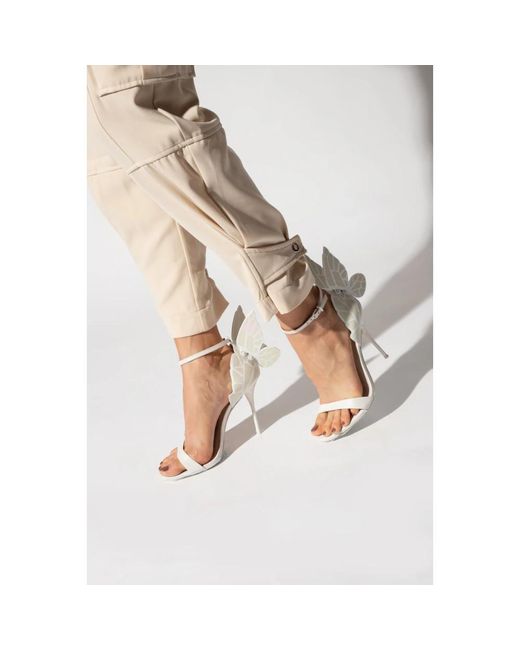 Sophia Webster White Chiara stiletto sandalen