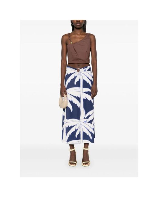 FEDERICA TOSI Brown Sleeveless Tops