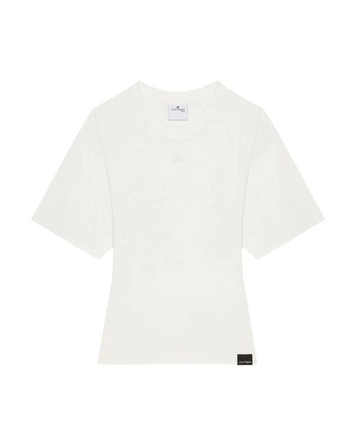 Courreges T-Shirts in het White