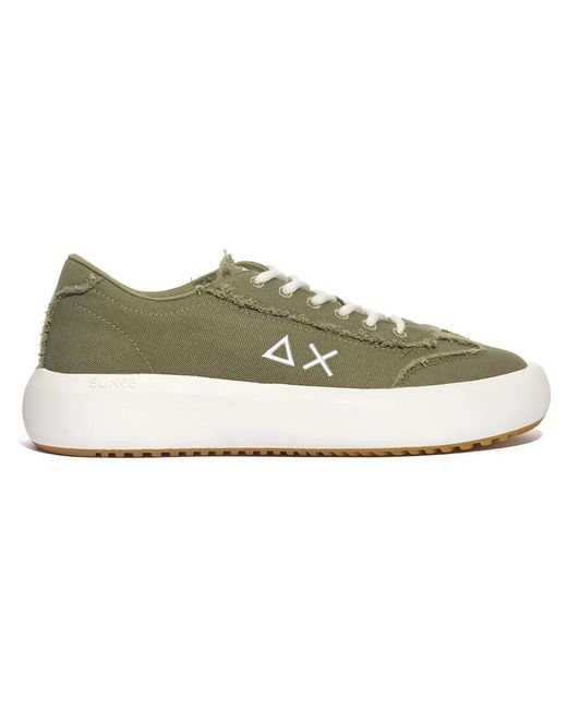 Sun 68 Green Sneakers for men