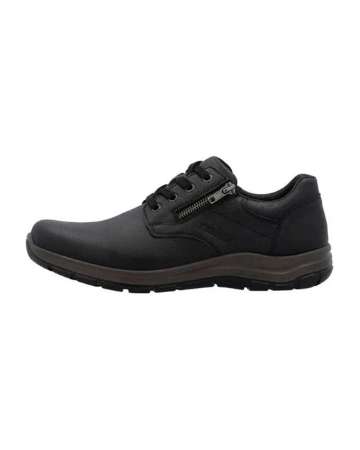 Rieker Black Laced Shoes for men
