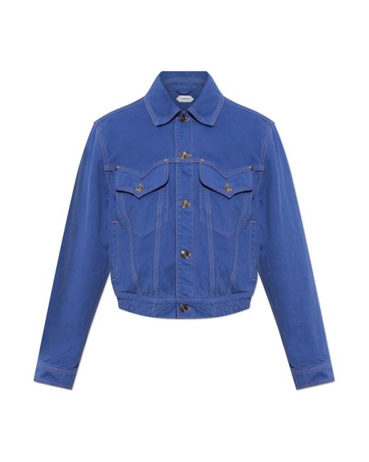 Denim Jackets di Versace in Blue