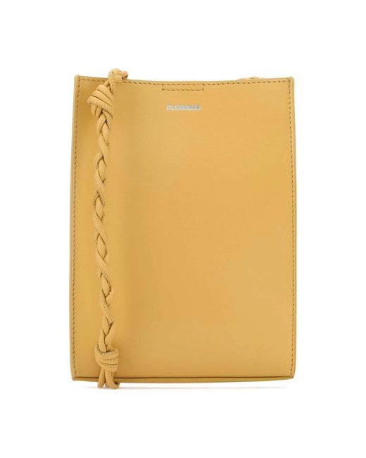 Jil Sander Yellow Cross Body Bags