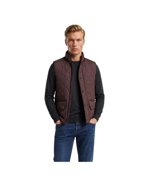 Barbour Brown Waistcoats for men