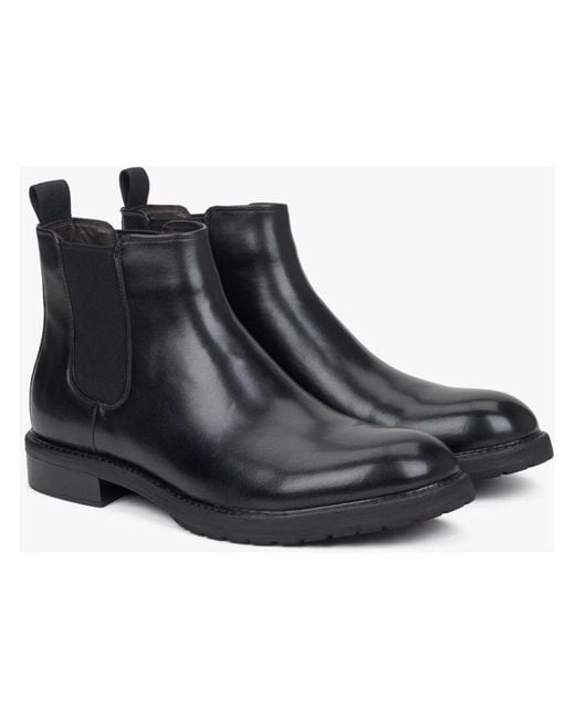 Chelsea Boots ESTRO de hombre de color Black