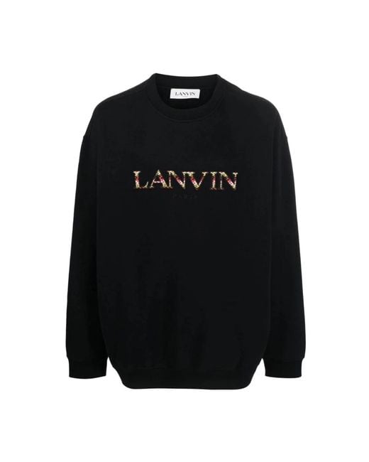 Lanvin Black Sweatshirts for men