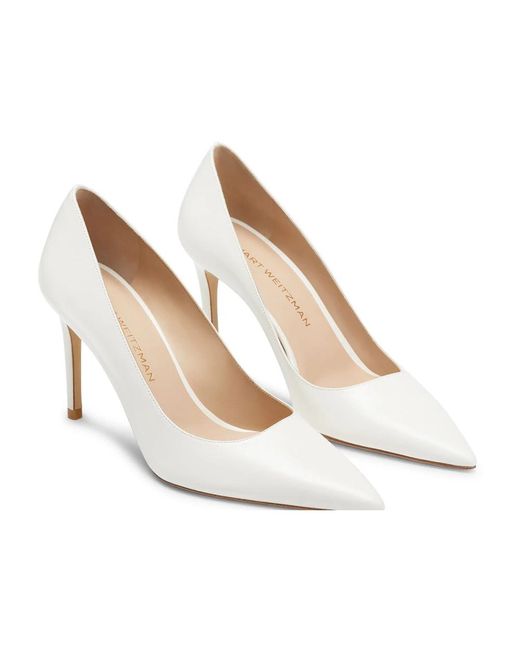 Stuart Weitzman White Pumps