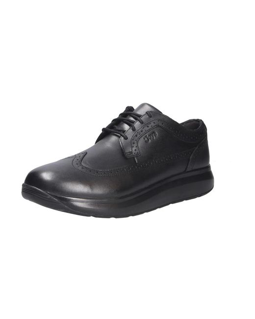 Joya Bequemer Schwarzer Schnürschuh in Black für Herren