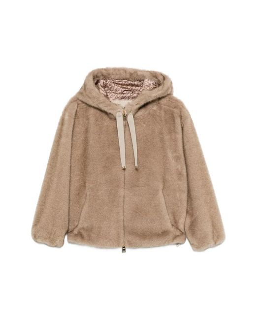 Herno Natural Faux Fur & Shearling Jackets