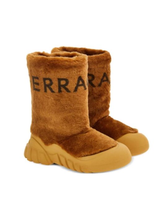 Ferragamo Brown Winter Boots