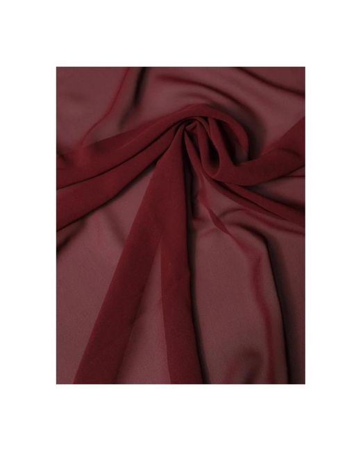 Dolce & Gabbana Red Silk Scarves for men