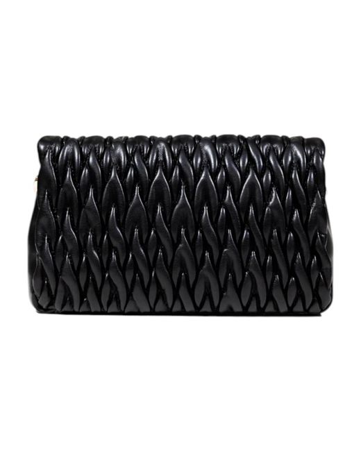 Love Moschino Black Gepolsterte Matelassé Damenhandtasche