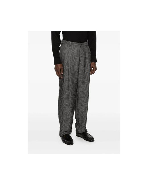 Giorgio Armani Gray Trousers for men