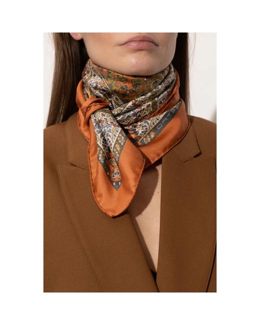 Etro Metallic Silky Scarves