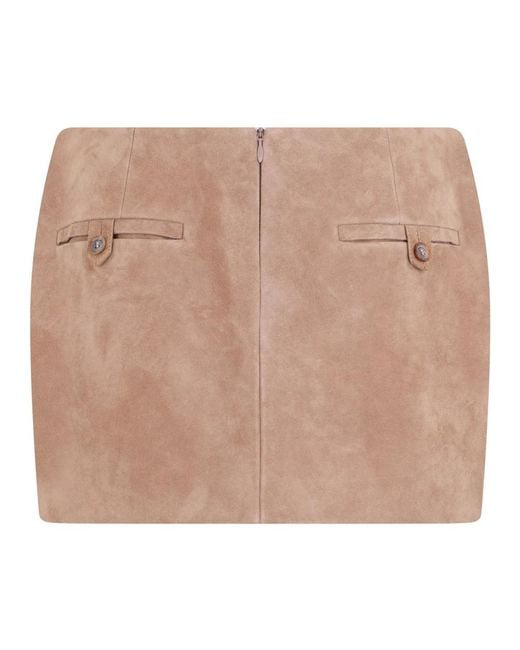 Magda Butrym Brown Short Skirts