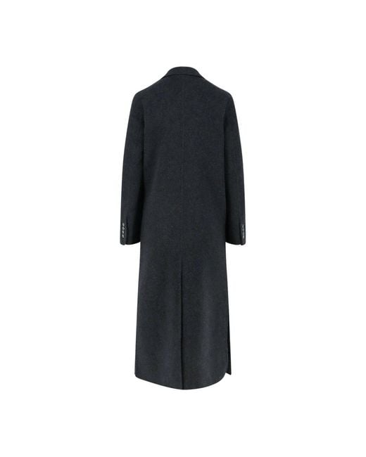 Hevò Black Single-Breasted Coats