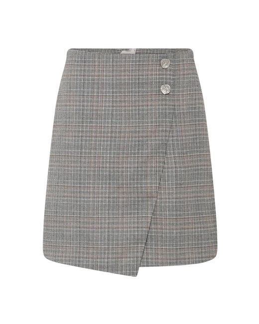 Short Skirts Bruuns Bazaar en coloris Gray