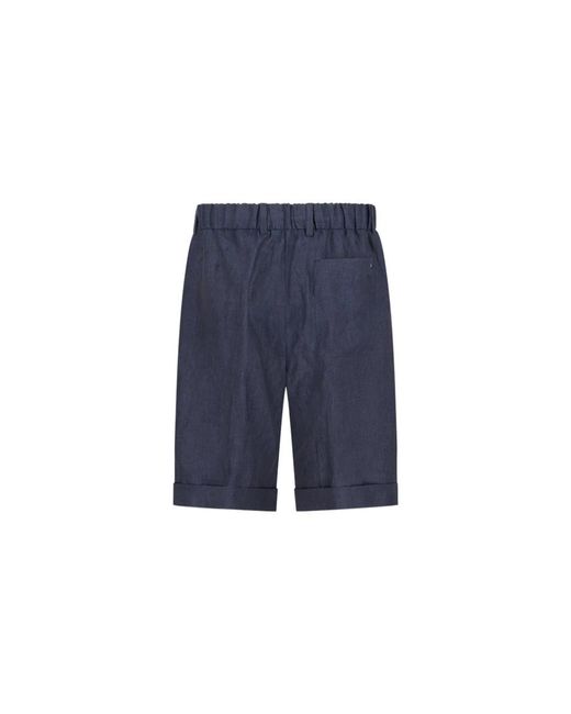 Herno Blue Casual Shorts for men