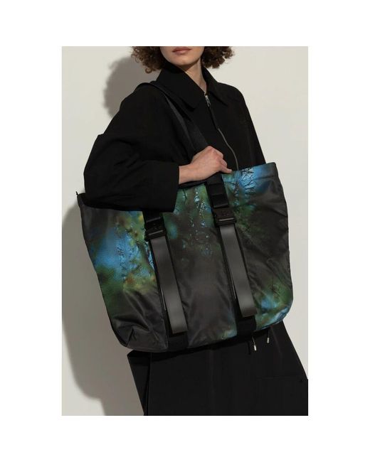 Y-3 Black Shopper-typ tasche