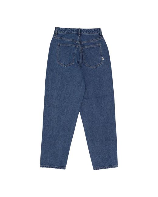 Huf Blue Loose Fit Jeans for men