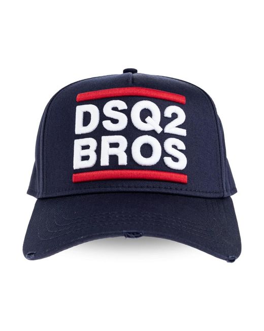 DSquared² Baseball Cap in het Blue voor heren