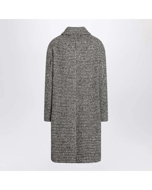 Max Mara Gray Double-Breasted Coats