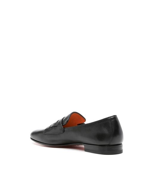 Shoes > flats > business shoes Santoni pour homme en coloris Black