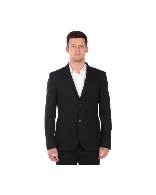 Daniele Alessandrini Black Blazers for men